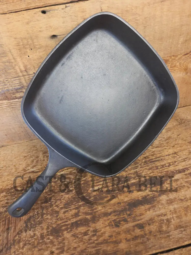 Wagner made Griswold Square Skillet with Small Block Logo 55. Restored and Ready to Use! - Skillet
