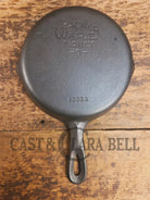 Wagner Ware #3 Cast Iron Egg Skillet with Stylized Logo and Smooth Bottom 1053 Q Skillet