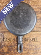 Wagner Ware #3 Cast Iron Egg Skillet with Stylized Logo and Smooth Bottom 1053 W SC24 - Skillet