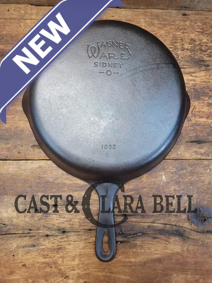 Wagner Ware #8 Cast Iron Skillet With Stylized Logo And Smooth Bottom 1058 M