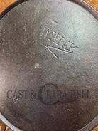 Wapak #8 Cast Iron Round Griddle Z Logo. Perfect for grilled cheese and omelets Griddle