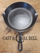 Wapak #8 straight logo with ’Ghost Mark Erie’ 704 Cast Iron Skillet Fully restored and seasoned ready to use! Skillet