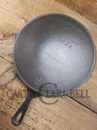 Wapak #9 with ’Ghost Mark Erie’ Cast Iron Skillet Fully restored and seasoned ready to use! Skillet