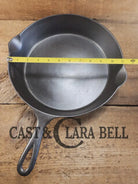 Wapak #9 with ’Ghost Mark Erie’ Cast Iron Skillet Fully restored and seasoned ready to use! Skillet