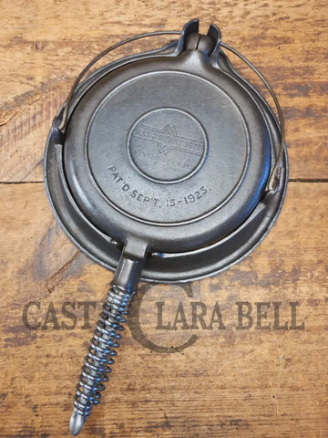 Wardway by Wagner Cast iron Waffle Iron.  These are not found often, beautiful every day waffle iron with a cool story!