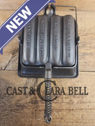 What a COOL novelty! Rare Dixie Mfg and Co. Dixie Dog cornbread waffle iron! Waffle Iron