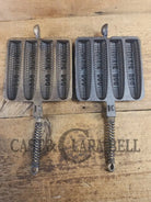 What a COOL novelty! Rare Dixie Mfg and Co. Dixie Dog cornbread waffle iron! Waffle Iron