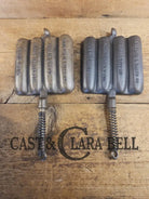 What a COOL novelty! Rare Dixie Mfg and Co. Dixie Dog cornbread waffle iron! Waffle Iron