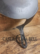 What a funky creation! Huge Repurposed Wagner #11 cast iron spatula. Possible pizza peel for your homemade pizzas!