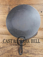 What a funky creation! Huge Repurposed Wagner #11 cast iron spatula. Possible pizza peel for your homemade pizzas!