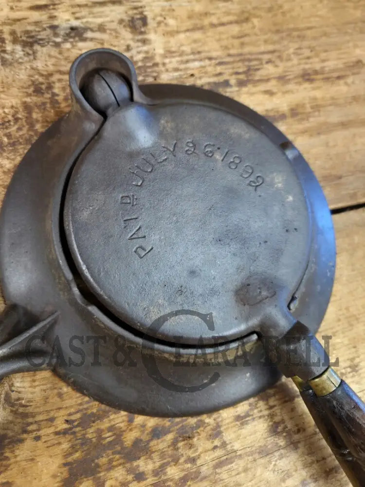 What a gift! Late 1800’s Wagner Sidney Krumkake waffle iron. Makes delicious pizzelles and waffle cones! Waffle Iron