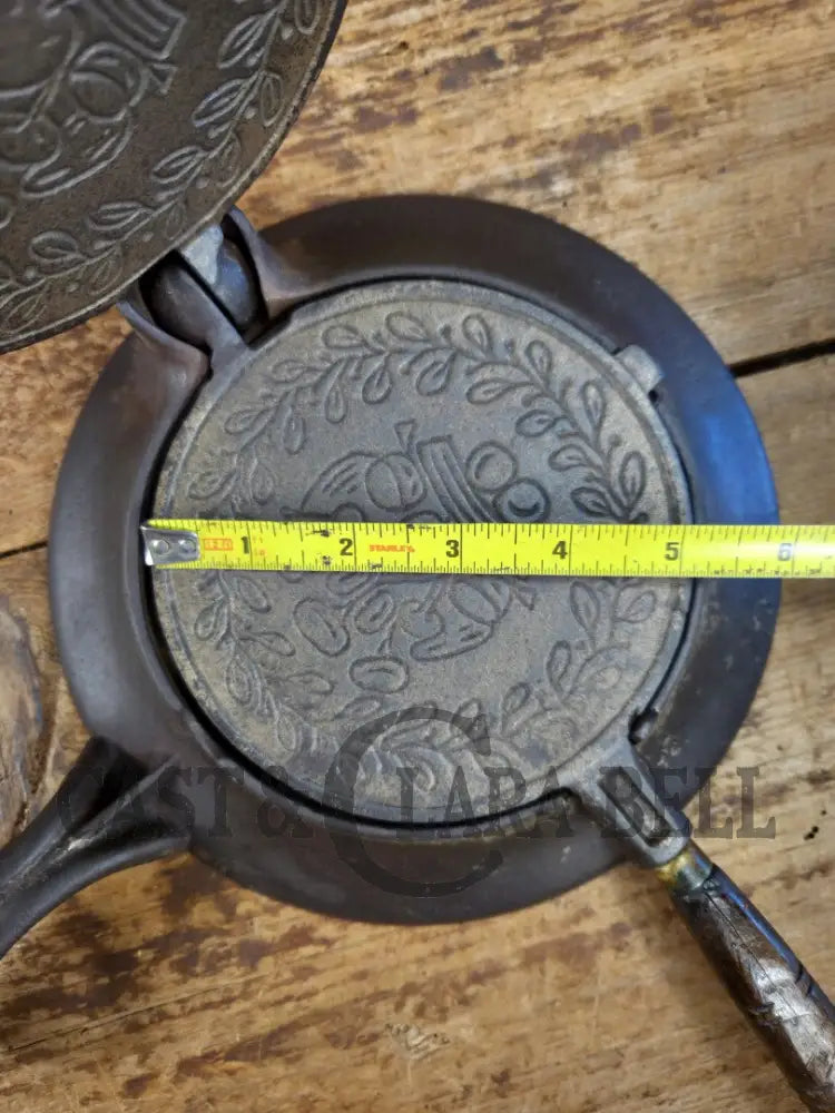 What a gift! Late 1800’s Wagner Sidney Krumkake waffle iron. Makes delicious pizzelles and waffle cones! Waffle Iron