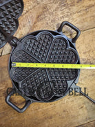 What a gift! Unique for cast iron or waffle enthusiasts! Voss Cast heart shaped waffle iron. Awesome daily user and