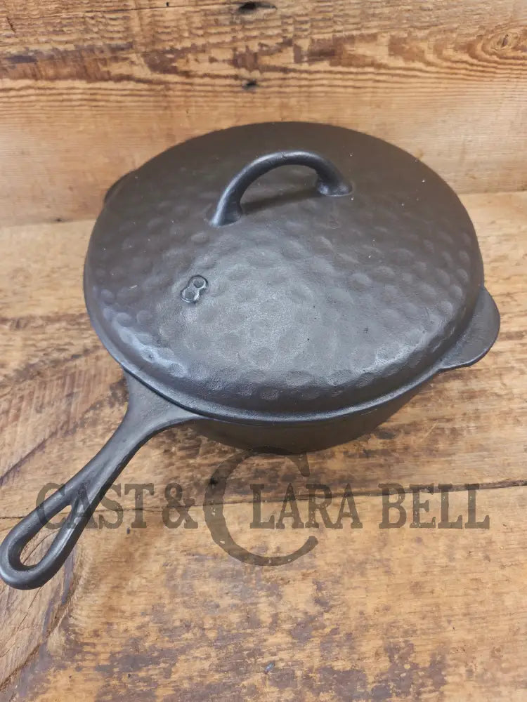 What is a ’hammered ugly’ #8 Chicken Fryer? A very cool unusual piece! - Skillet