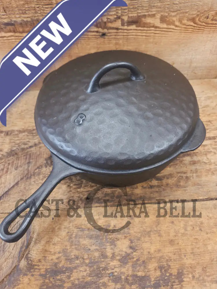 What is a ’hammered ugly’ #8 Chicken Fryer? A very cool unusual piece! - Skillet