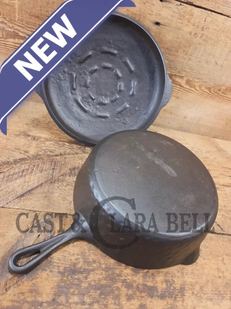 What is a ’hammered ugly’ #8 Chicken Fryer? A very cool unusual piece! - Skillet