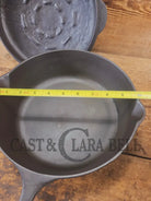 What is a ’hammered ugly’ #8 Chicken Fryer? A very cool unusual piece! - Skillet