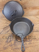 What is a ’hammered ugly’ #8 Chicken Fryer? A very cool unusual piece! - Skillet