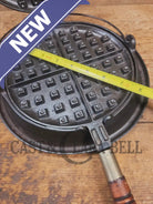 Whoa!! 1910’s Early Wagner Mfg Co. Sidney O #8 Waffle Iron with Short Base - Waffle Iron