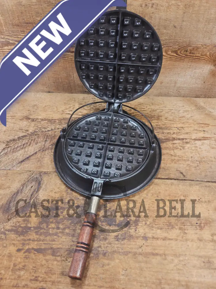 Whoa!! 1910’s Early Wagner Mfg Co. Sidney O #8 Waffle Iron with Short Base - Waffle Iron
