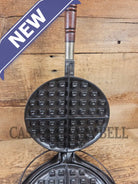 Whoa!! 1910’s Early Wagner Mfg Co. Sidney O #8 Waffle Iron with Short Base - Waffle Iron