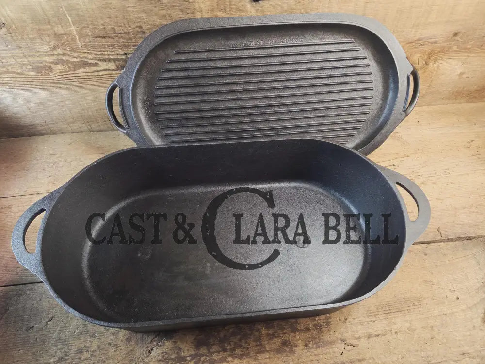 Whoa big fella!! Birmingham Stove & Range Shallow Deep Fish Fryer WITH HTF lid 3060! Tougher to find endless ideas!