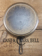 Whoa Unique! 1905-06 ’Griswold’s Erie’ #9 Cast Iron Skillet. Beautiful transition piece between Erie and Early Slant
