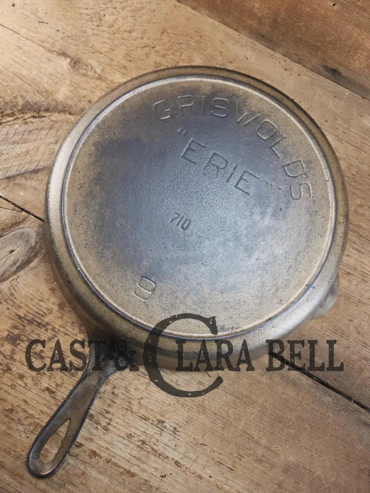Whoa Unique! 1905-06 ’Griswold’s Erie’ #9 Cast Iron Skillet. Beautiful transition piece between Erie and Early Slant