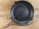 Whoa Unique! 1905-06 ’Griswold’s Erie’ #9 Cast Iron Skillet. Beautiful transition piece between Erie and Early Slant