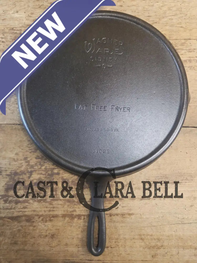 Wonderful utility griddle! Wagner Ware Fat Free Fryer skillet griddle with rim drain 1102 E. Perfect for pancakes or