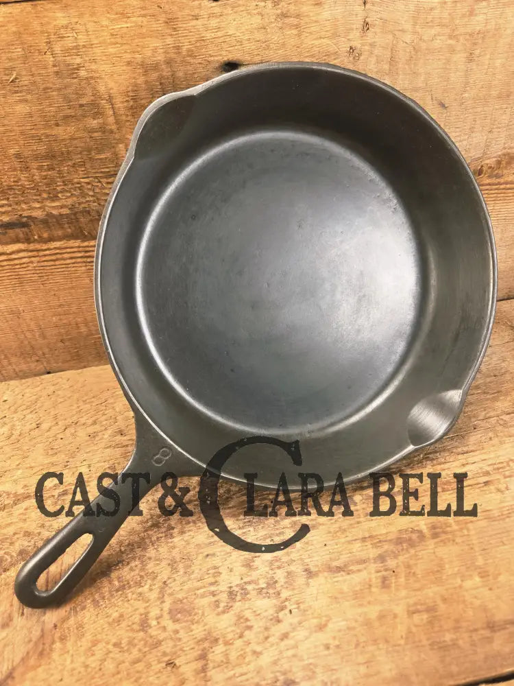 Workhorse Fryer! 1940’s Wagner #8 Cast Iron DEEP Skillet 10 1/2 inch Skillet with helper tab. Chicken Fryer Skillet