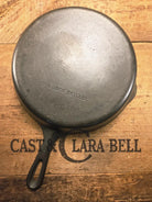 Workhorse Fryer! 1940’s Wagner #8 Cast Iron DEEP Skillet 10 1/2 inch Skillet with helper tab. Chicken Fryer Skillet