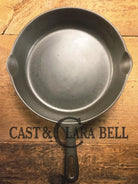 Workhorse Fryer! 1940’s Wagner #8 Cast Iron DEEP Skillet 10 1/2 inch Skillet with helper tab. Chicken Fryer Skillet