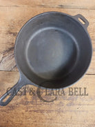 Workhorse Fryer! 1940’s Wagner #8 Cast Iron DEEP Skillet 10 1/2 inch Skillet with helper tab. Chicken Fryer SC24