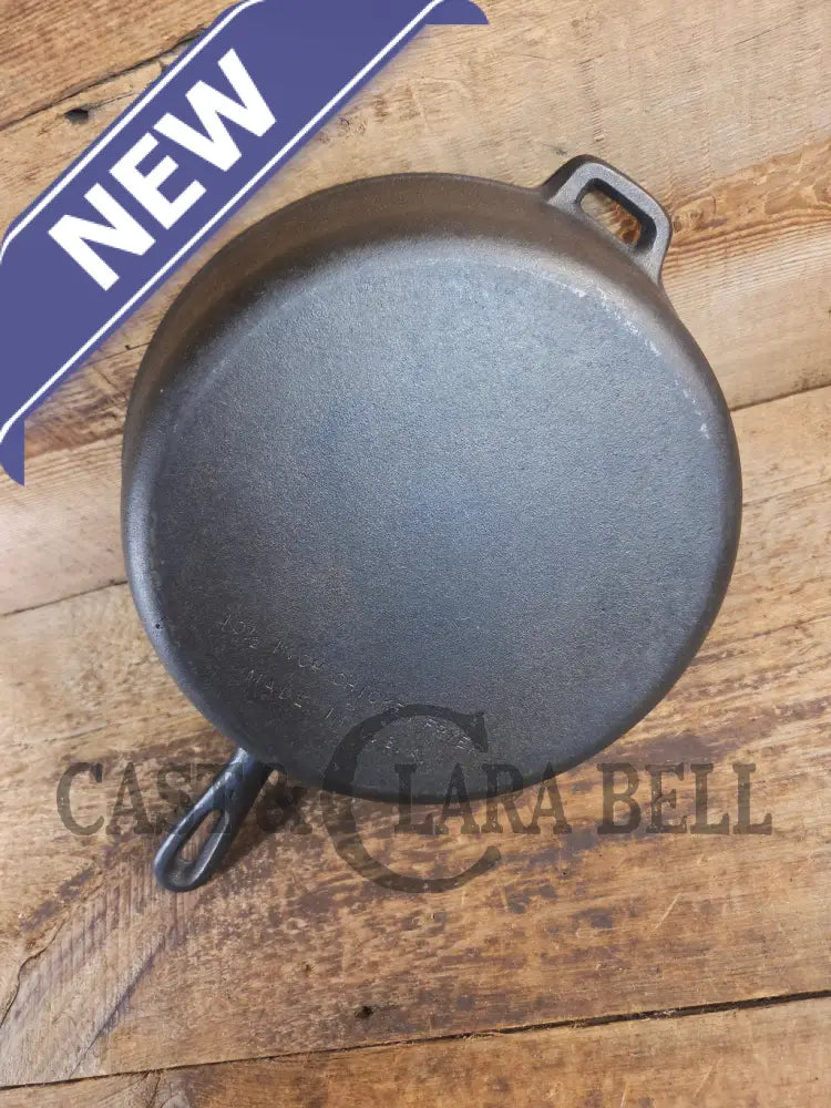 Workhorse Fryer! 1940’s Wagner #8 Cast Iron DEEP Skillet 10 1/2 inch Skillet with helper tab. Chicken Fryer SC24