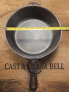 Workhorse Fryer! 1940’s Wagner #8 Cast Iron DEEP Skillet 10 1/2 inch Skillet with helper tab. Chicken Fryer SC24 Skillet