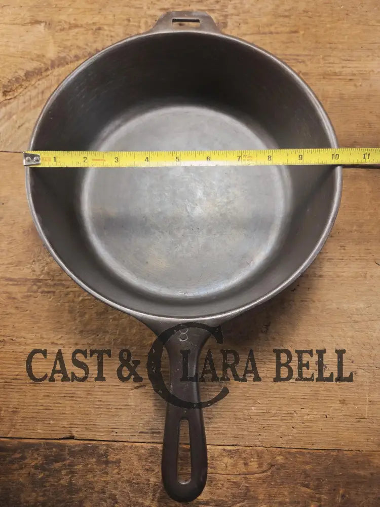 Workhorse Fryer! 1940’s Wagner #8 Cast Iron DEEP Skillet 10 1/2 inch Skillet with helper tab. Chicken Fryer SC24 Skillet
