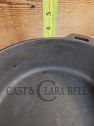 Workhorse Fryer! 1940’s Wagner #8 Cast Iron DEEP Skillet 10 1/2 inch Skillet with helper tab. Chicken Fryer SC24