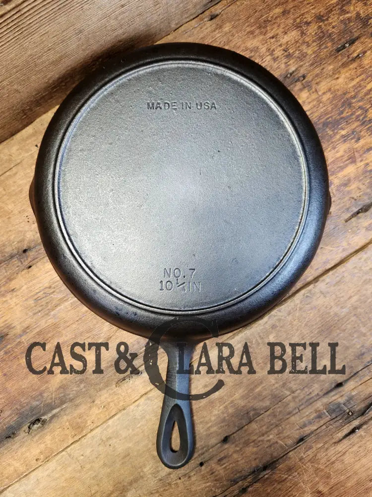 Workhorse! 1940’S Birmingham Stove & Range Century Series #7 Cast Iron Skillet Sc24