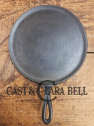 Wow 1890’s era Erie (Griswold) #8 Round Griddle ERIE 738. Lightweight and what a story to tell! Griddle
