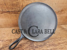 Wow 1890’s era Erie (Griswold) #8 Round Griddle ERIE 738. Lightweight and what a story to tell! Griddle