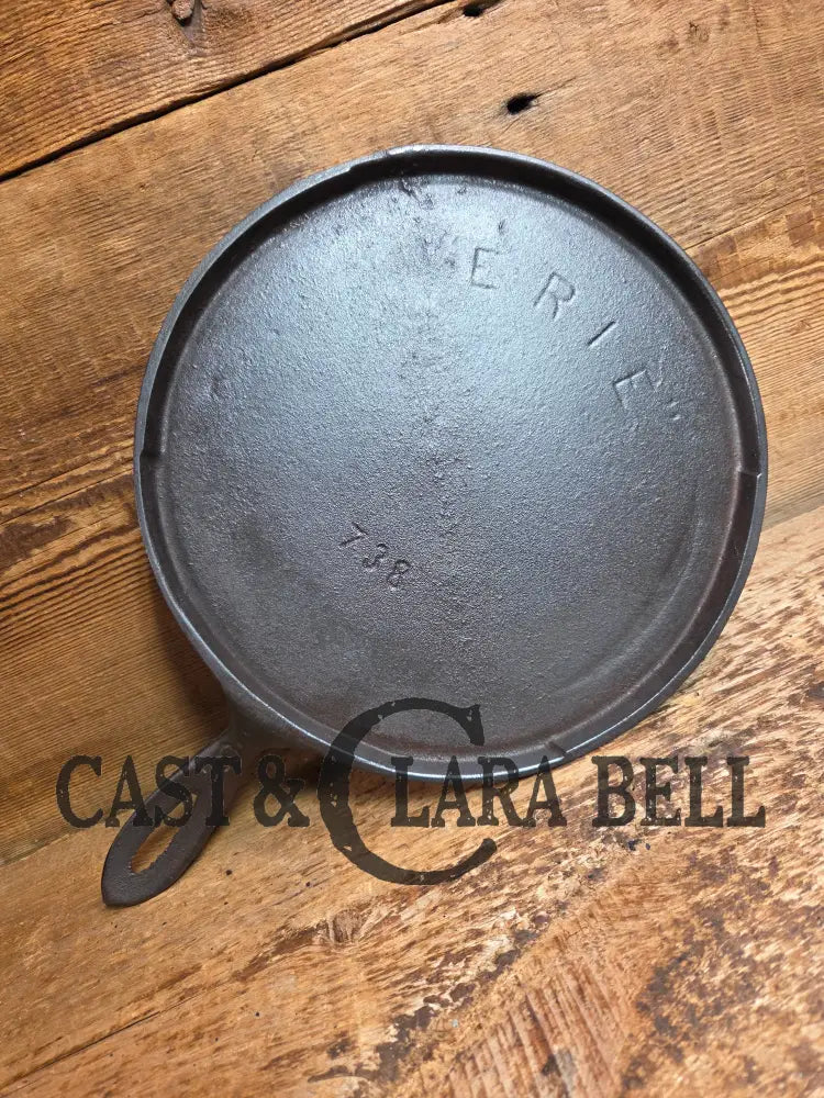 Wow 1890’s era Erie (Griswold) #8 Round Griddle ERIE 738. Lightweight and what a story to tell Griddle