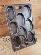 Wow! 1900’s Bridge Beach & Company #2 oval style gem pan. Priced to sell for small crack perfect for baking still after