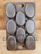 Wow! 1900’s Bridge Beach & Company #2 oval style gem pan. Priced to sell for small crack perfect for baking still after