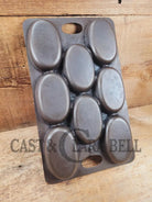 Wow! 1900’s Bridge Beach & Company #2 oval style gem pan. Priced to sell for small crack perfect for baking still after