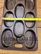 Wow! 1900’s Bridge Beach & Company #2 oval style gem pan. Priced to sell for small crack perfect for baking still after