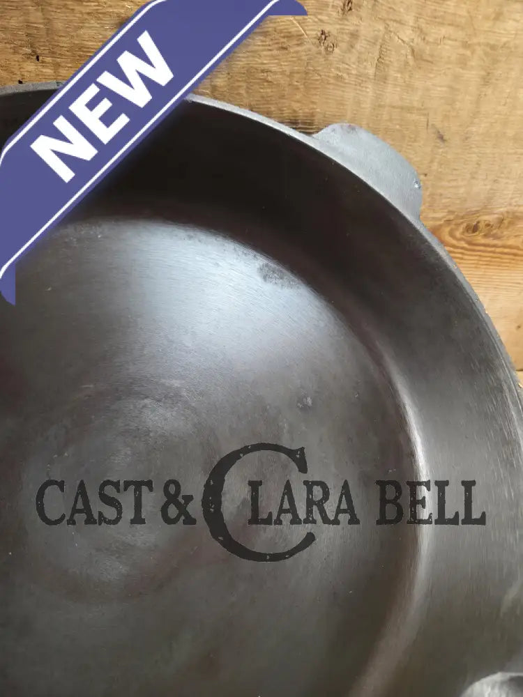Wow. 1910-20’s era Lodge #12 Cast Iron Skillet with Single Notch Heat Ring. HUGE and perfect for large batch cooking