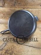 Wow. 1910-20’s era Lodge #12 Cast Iron Skillet with Single Notch Heat Ring. HUGE and perfect for large batch cooking