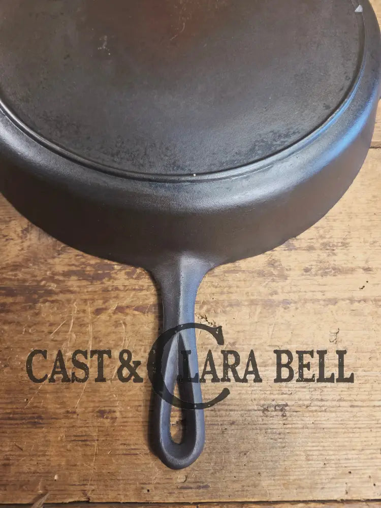 Wow. 1910-20’s era Lodge #14 Cast Iron Skillet with Three Notch Heat Ring. HUGE and perfect for large batch cooking