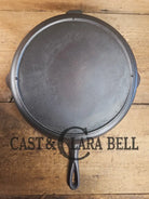 Wow. 1910-20’s era Lodge #14 Cast Iron Skillet with Three Notch Heat Ring. HUGE and perfect for large batch cooking